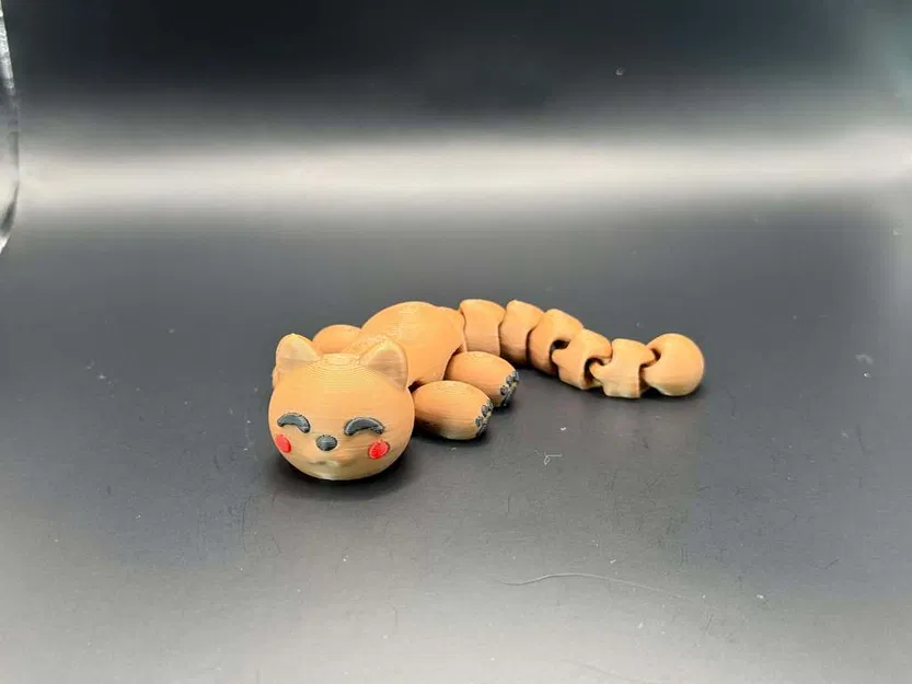 Chú Mèo Kawaii Nhỏ Xinh Có Khớp Cử Động Được - Image 10