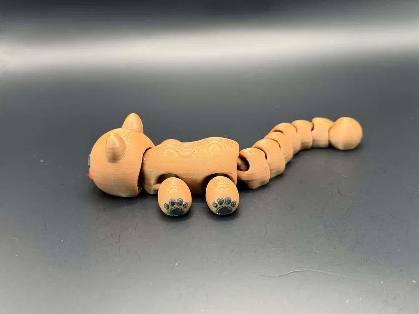 Chú Mèo Kawaii Nhỏ Xinh Có Khớp Cử Động Được - Image 11