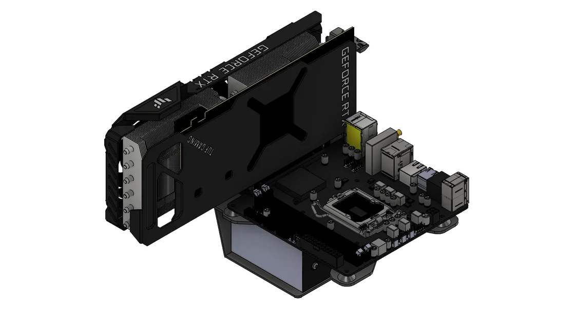 Khung Test Bench Mini ITX & SFF PSU In 3D Nhỏ Gọn Cho PC - Image 1