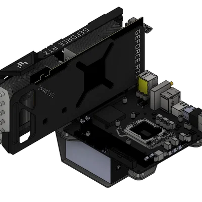 Khung Test Bench Mini ITX & SFF PSU In 3D Nhỏ Gọn Cho PC