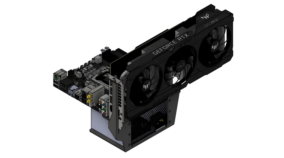 Khung Test Bench Mini ITX & SFF PSU In 3D Nhỏ Gọn Cho PC - Image 3