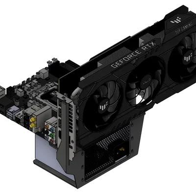 Khung Test Bench Mini ITX & SFF PSU In 3D Nhỏ Gọn Cho PC