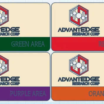 Mô hình thẻ truy cập Ghost of Tabor (Access Cards) 3D in ấn