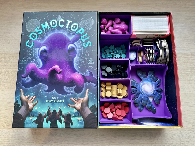 Bộ khay đựng (Insert) cho board game Cosmoctopus - Image 1