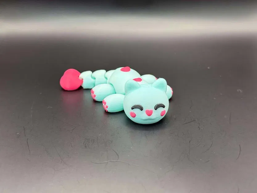 Mèo Kawaii Khớp Nối Valentine với Bàn Chân Xinh Xắn - Image 3