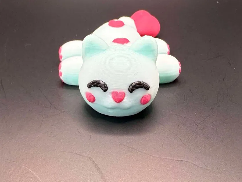 Mèo Kawaii Khớp Nối Valentine với Bàn Chân Xinh Xắn - Image 6