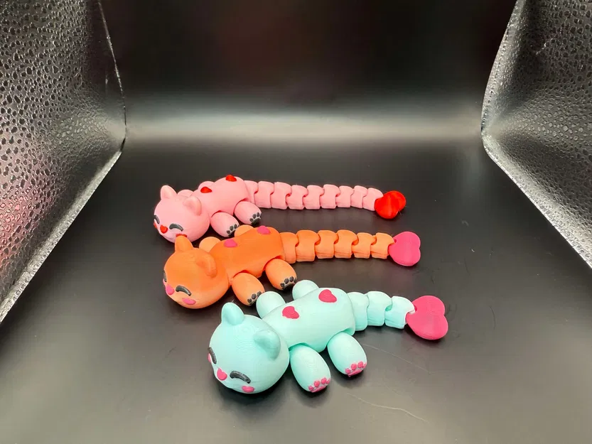 Mèo Kawaii Khớp Nối Valentine với Bàn Chân Xinh Xắn - Image 9