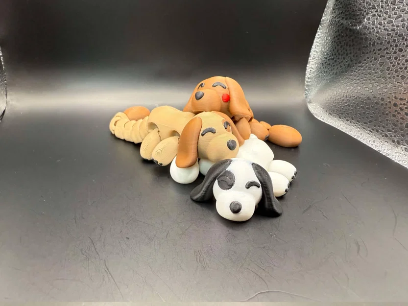 Chú Cún Nhỏ Khớp Nối Đáng Yêu (3 độ dài đuôi) - Image 1