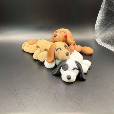 Chú Cún Nhỏ Khớp Nối Đáng Yêu (3 độ dài đuôi)