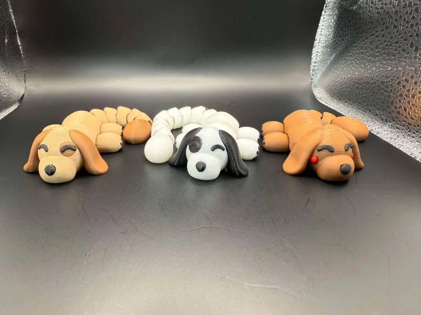 Chú Cún Nhỏ Khớp Nối Đáng Yêu (3 độ dài đuôi) - Image 4