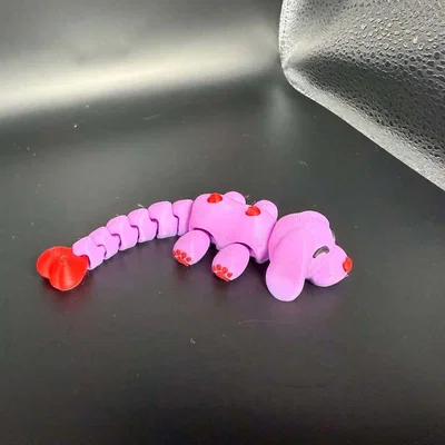 Mô hình chú cún cử động Valentine với đôi chân dễ thương