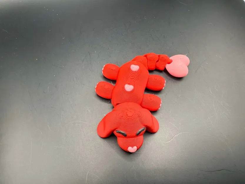 Mô hình chú cún cử động Valentine với đôi chân dễ thương - Image 5