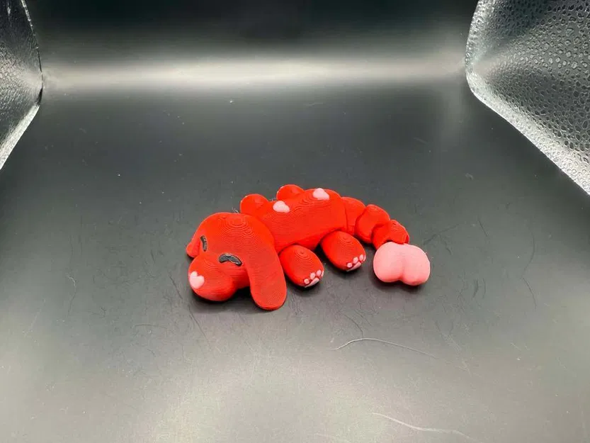 Mô hình chú cún cử động Valentine với đôi chân dễ thương - Image 7