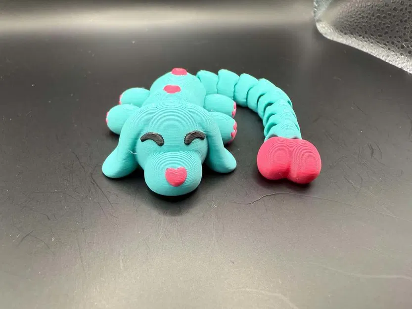 Mô hình chú cún cử động Valentine với đôi chân dễ thương - Image 8