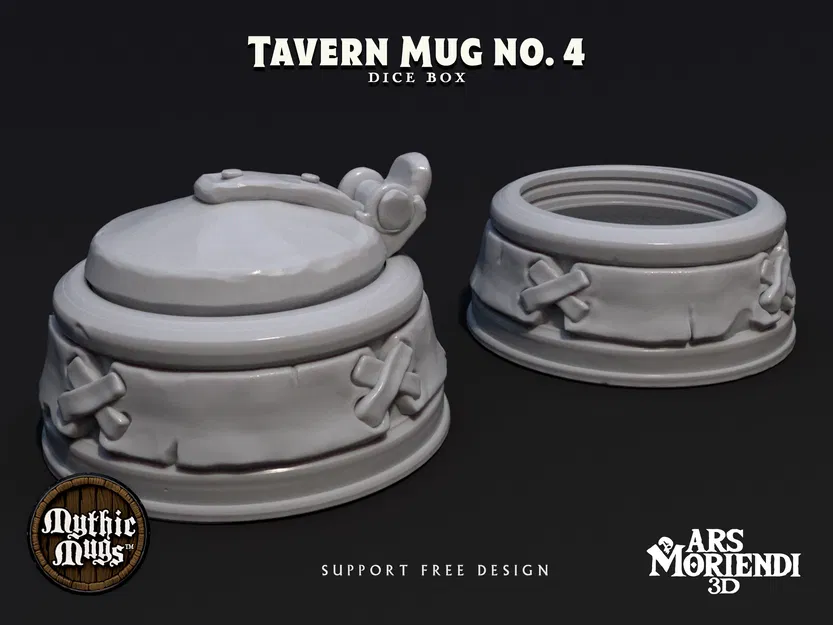 Hộp Đựng Xúc Xắc Tavern Mug số 4 - Bộ sưu tập Mythic Mugs - Image 1
