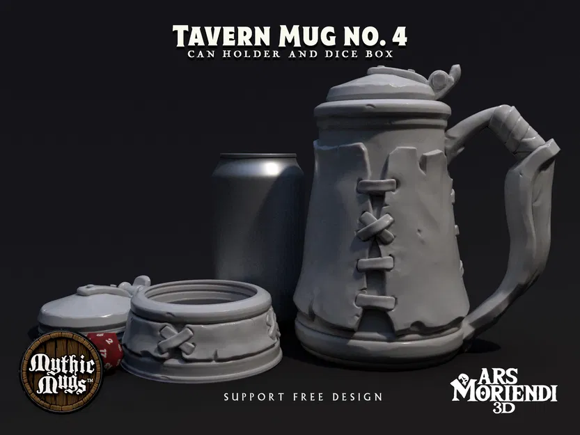 Hộp Đựng Xúc Xắc Tavern Mug số 4 - Bộ sưu tập Mythic Mugs - Image 6