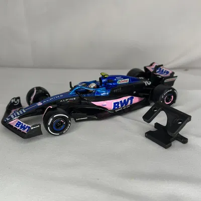 Giá đỡ mô hình xe đua F1 tỷ lệ 1:43 Bburago - Thiết kế in 3D chuyên nghiệp