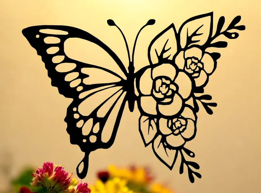 Mô hình Bướm Hoa (Flower Butterfly) - Image 1