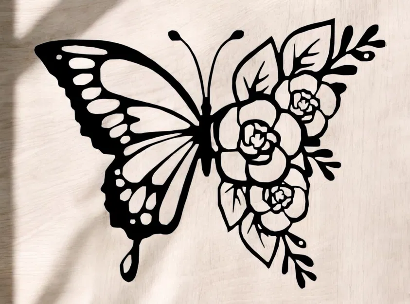 Mô hình Bướm Hoa (Flower Butterfly) - Image 2