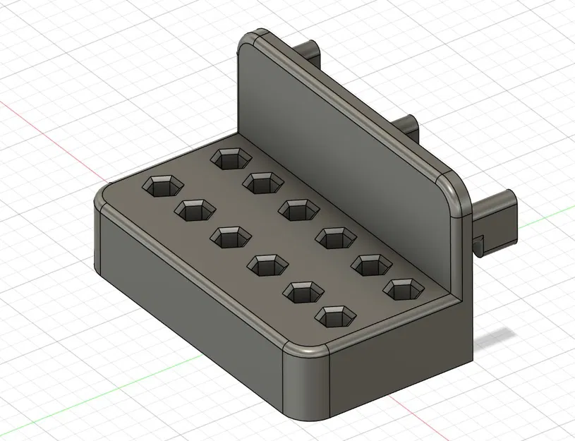 Khay đựng đầu vít lục giác cho bảng treo Ikea Skadis - Image 1