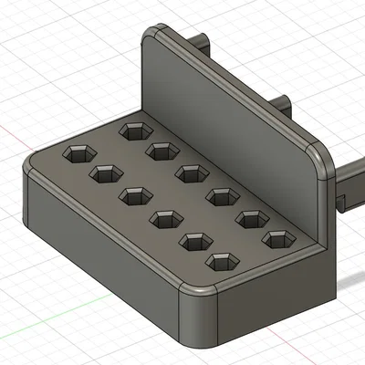 Khay đựng đầu vít lục giác cho bảng treo Ikea Skadis