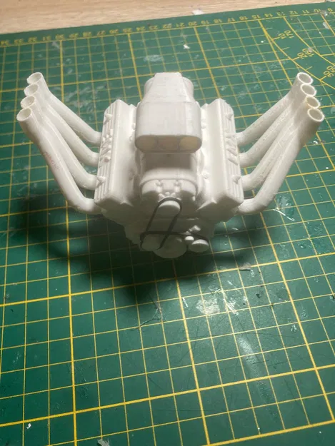 Mô hình động cơ V8 xông trầm hương - Image 1