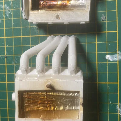 Mô hình động cơ V8 xông trầm hương