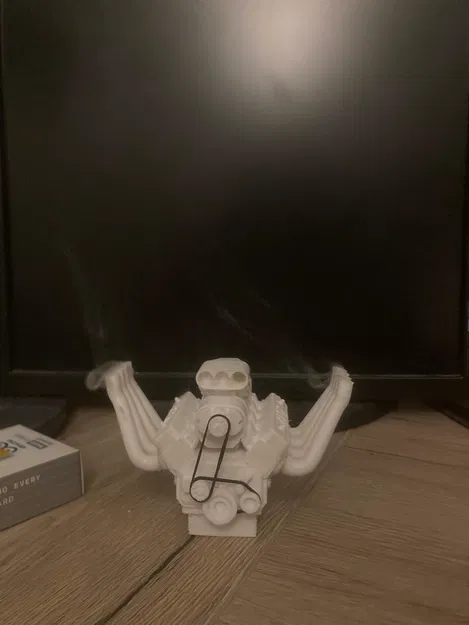 Mô hình động cơ V8 xông trầm hương - Image 5