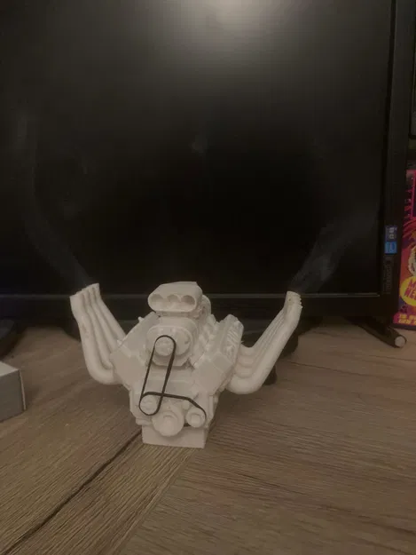 Mô hình động cơ V8 xông trầm hương - Image 6