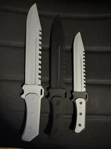 Mô hình 3D dao chiến đấu của Albert Wesker (Resident Evil) - Image 1