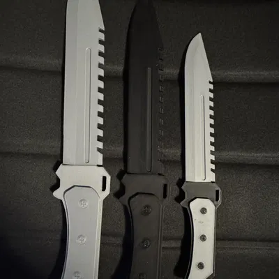 Mô hình 3D dao chiến đấu của Albert Wesker (Resident Evil)