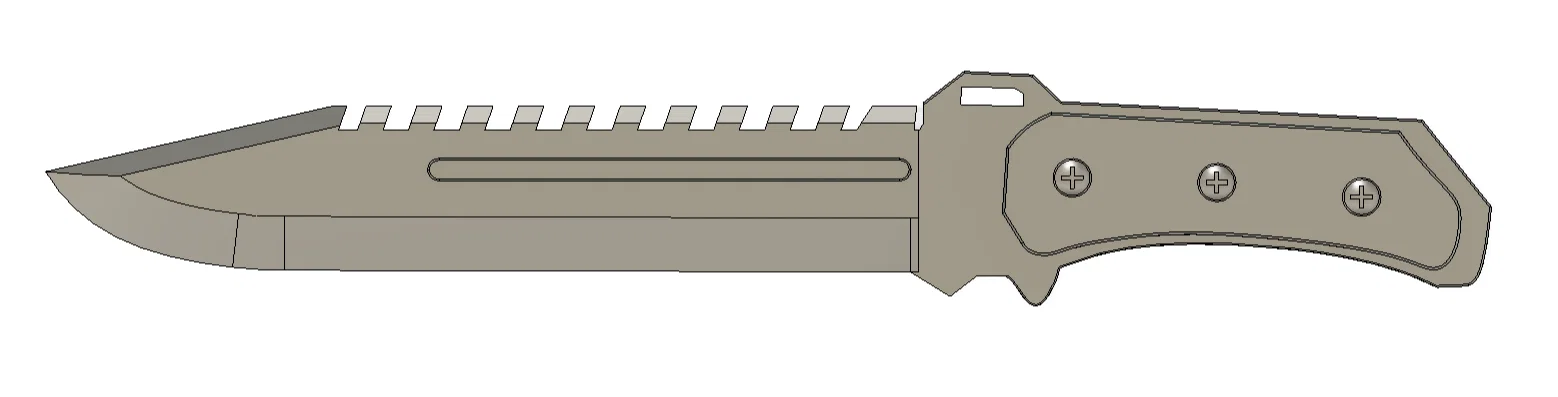 Mô hình 3D dao chiến đấu của Albert Wesker (Resident Evil) - Image 2