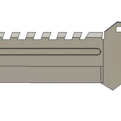 Mô hình 3D dao chiến đấu của Albert Wesker (Resident Evil)