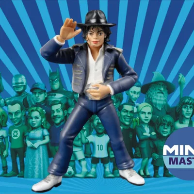 Mô hình 3D Michael Jackson Minix - Tượng trang trí cực chất