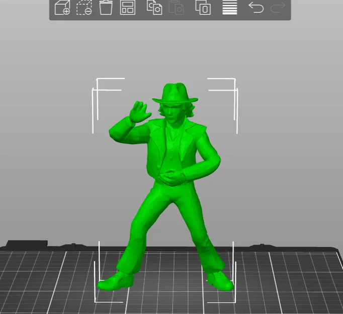 Mô hình 3D Michael Jackson Minix - Tượng trang trí cực chất - Image 2