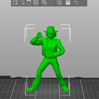 Mô hình 3D Michael Jackson Minix - Tượng trang trí cực chất
