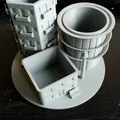 Khay Cắm Bút Mô Hình Thành Phố 3D Độc Đáo Để Bàn - Thumbnail 2