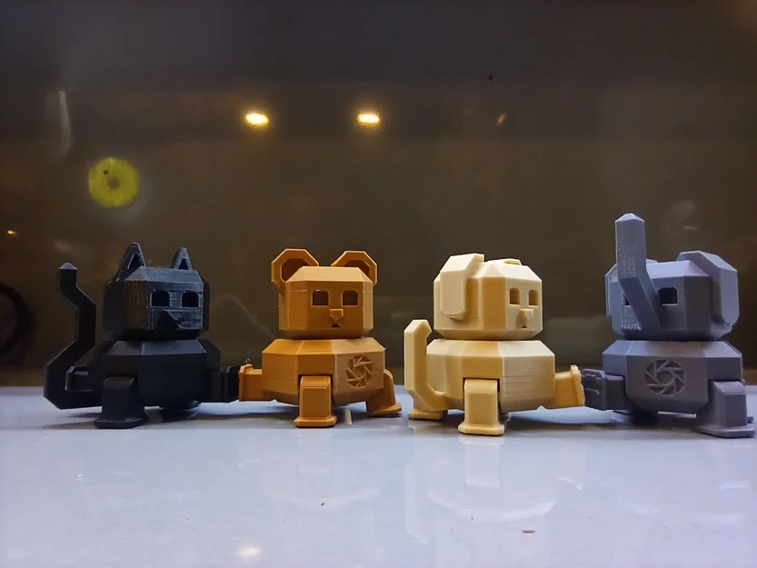 Mô hình mèo robot mini Casper linh hoạt (Orama) - Image 2