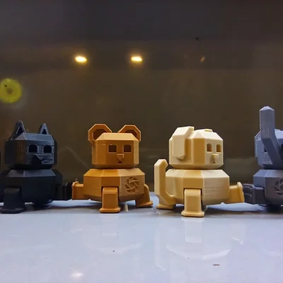 Mô hình mèo robot mini Casper linh hoạt (Orama)
