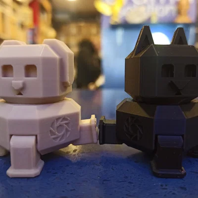 Mô hình mèo robot mini Casper linh hoạt (Orama)