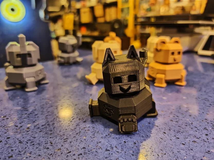 Mô hình mèo robot mini Casper linh hoạt (Orama) - Image 11