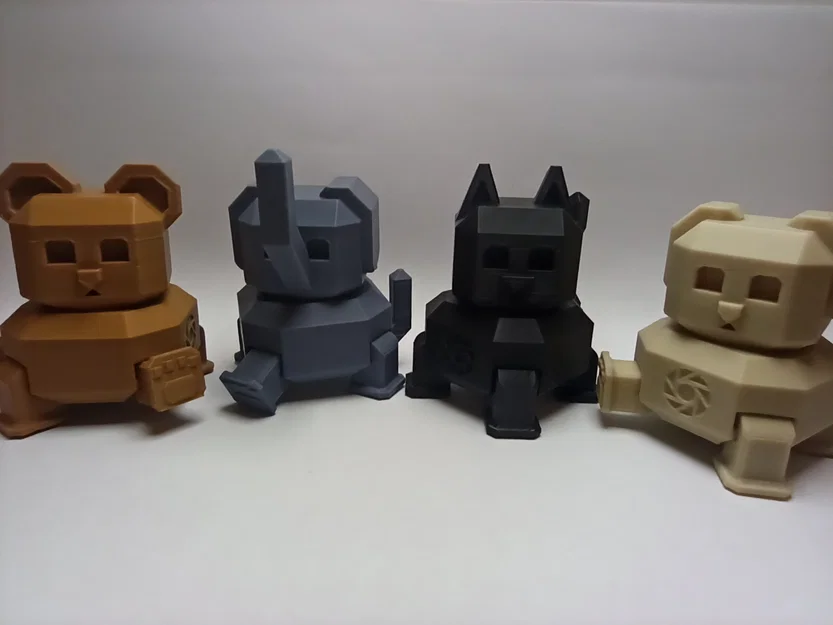 Mô hình mèo robot mini Casper linh hoạt (Orama) - Image 13