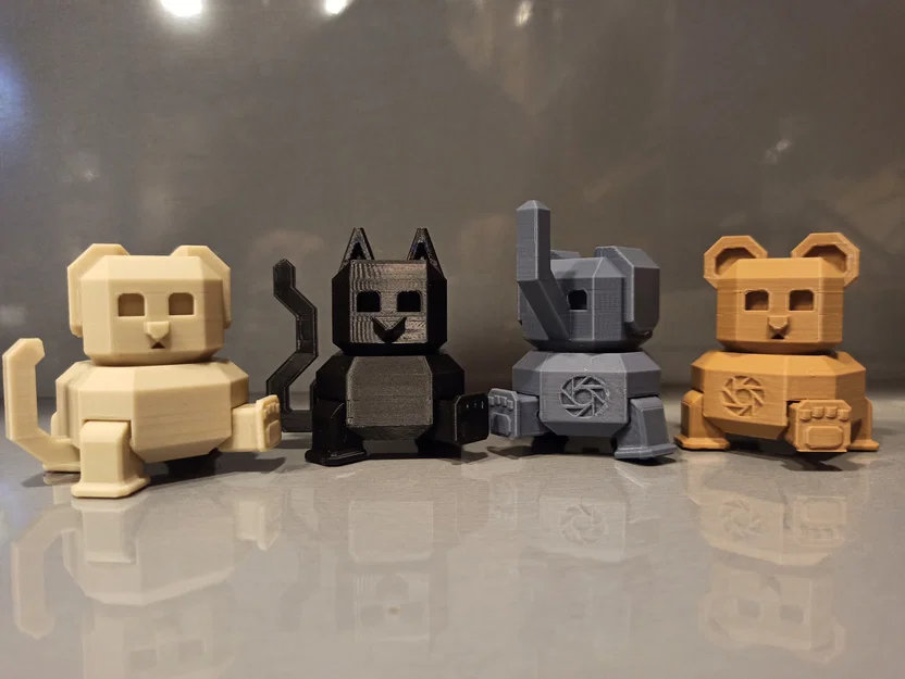 Mô hình mèo robot mini Casper linh hoạt (Orama) - Image 14