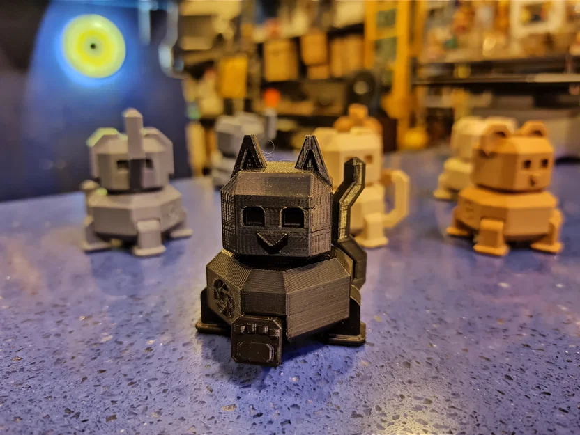 Mô hình mèo robot mini Casper linh hoạt (Orama) - Image 15