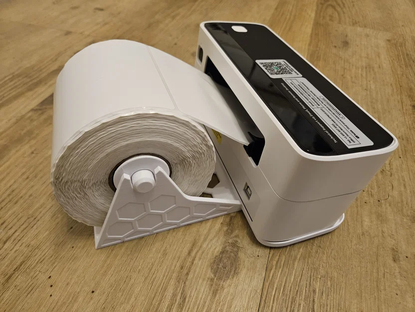 Giá đỡ cuộn giấy in nhiệt 3D cho máy in nhãn PM-241-BT - Image 1