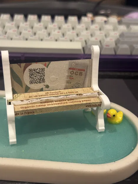 Ghế băng mini đựng giấy cuốn OCB - Phụ kiện decor độc đáo - Image 1