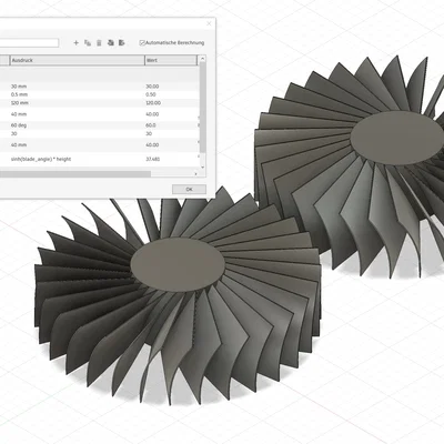[OEFB] Trình tạo cánh quạt Parametric