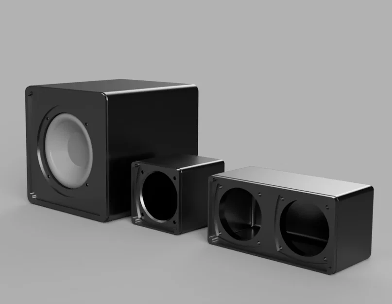 Thùng loa cho Dayton TCP115-4 / CE65W-8 lấy cảm hứng từ Cambridge Audio Minx - Image 1