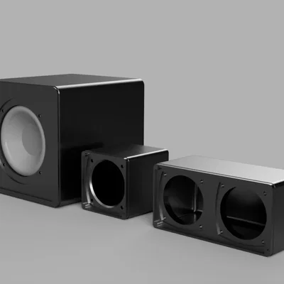 Thùng loa cho Dayton TCP115-4 / CE65W-8 lấy cảm hứng từ Cambridge Audio Minx