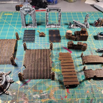 Bộ địa hình Warcry Catacombs cho người chơi wargame